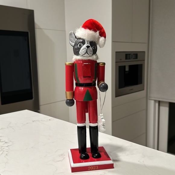 2023 Target Wondershop French Bulldog Nutcracker - Picture 4 of 5